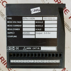 Deif Epn-110Dn Electronic Potentiometer 24V Dc 219795.150