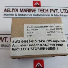 Deif Eq48-x Ammeter 0-150Ax2 150/5A