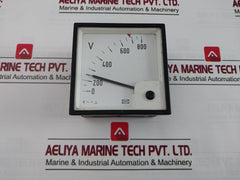 Deif Eq96-x Analog Voltmeter 600V Max 0-800V