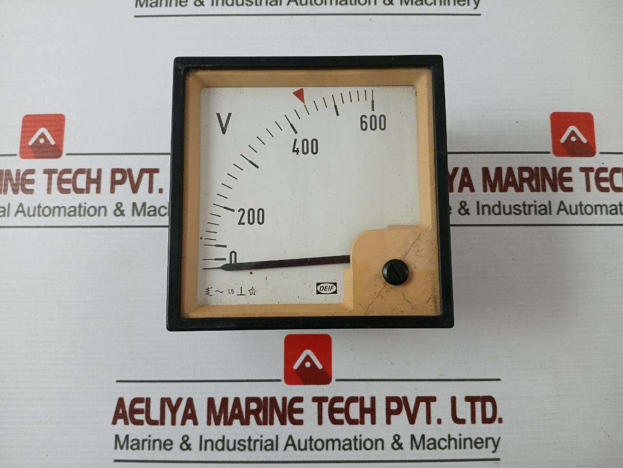 Deif Eq96-x Analogue Voltmeter 0-600V 810557