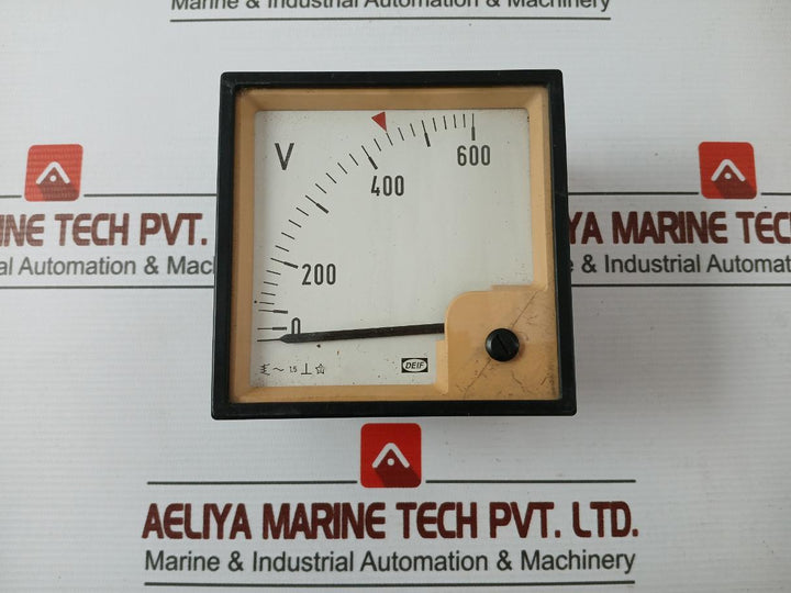 Deif Eq96-x Analogue Voltmeter 0-600V 810557