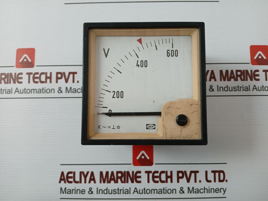 Deif Eq96-x Analogue Voltmeter 0-600V