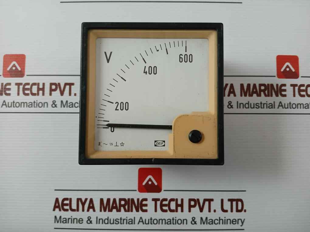 Deif Eq96-x Analogue Voltmeter 600V