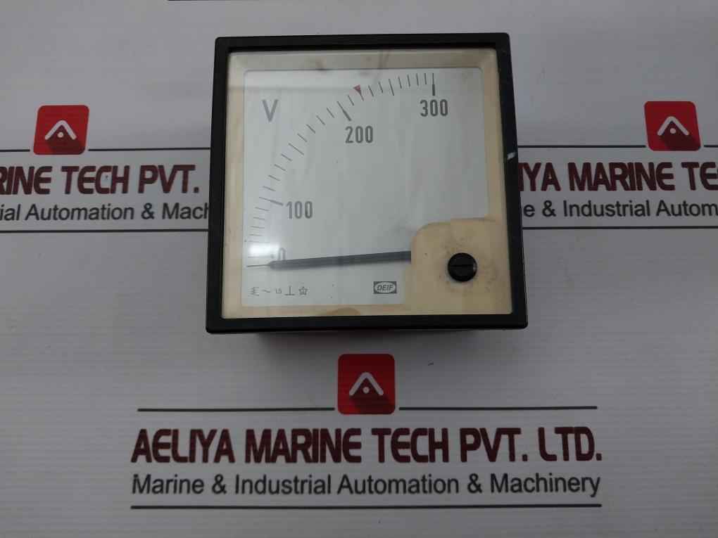 Deif Eq96-x Volt Meter 0-300V