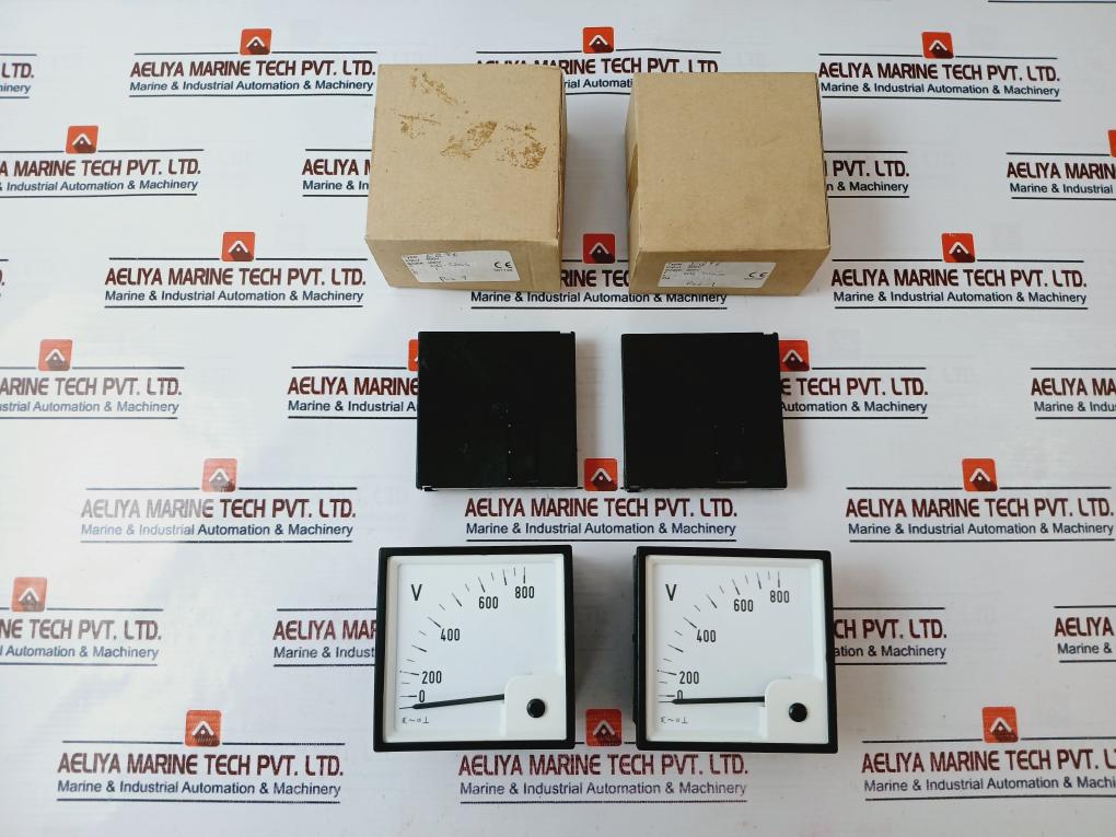 Deif Eq96 Analog Voltage Meter 800V