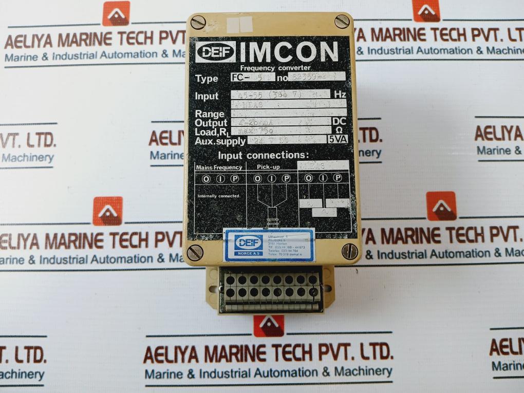 Deif FC-5N Frequency Converter 24V DC 5VA