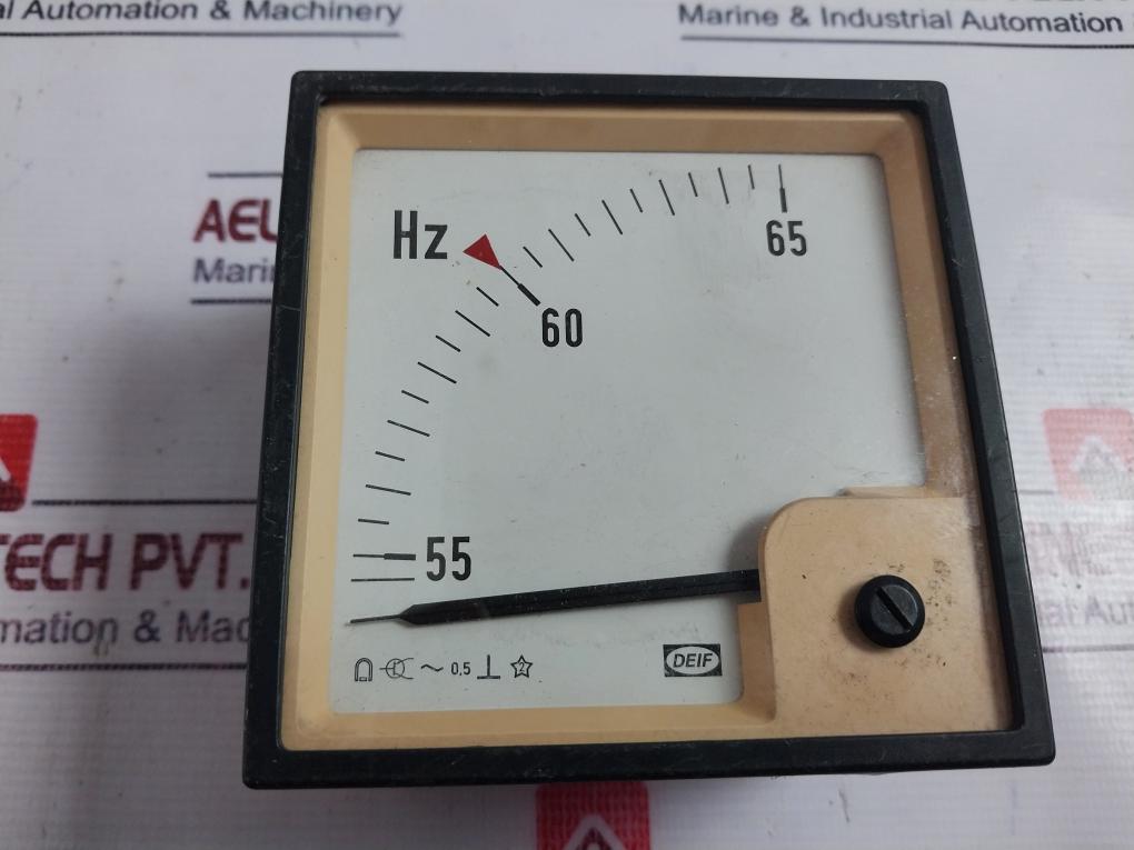 Deif Fq96-x Frequency Meter 55-65 Hz 440v