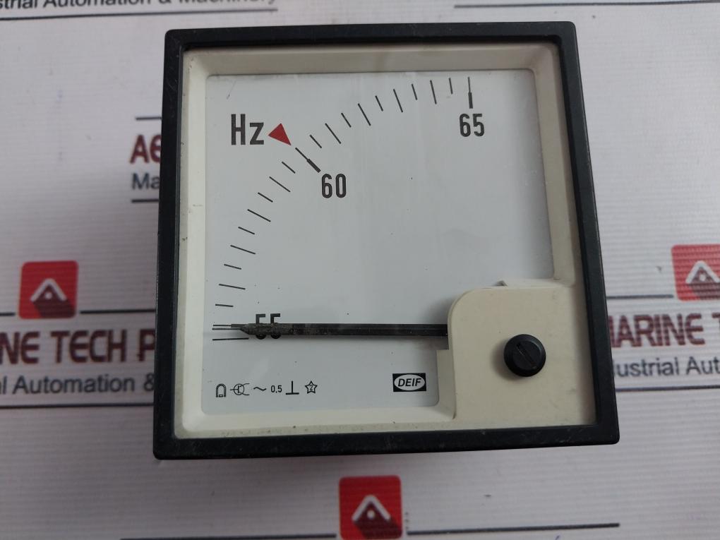 Deif Frequency Meter 55-60-65 Hz