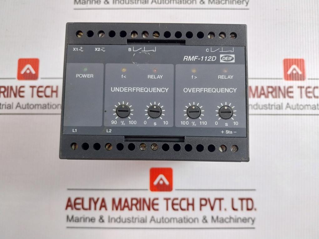 Deif Frequency Relay 24Vdc Rmf-112D