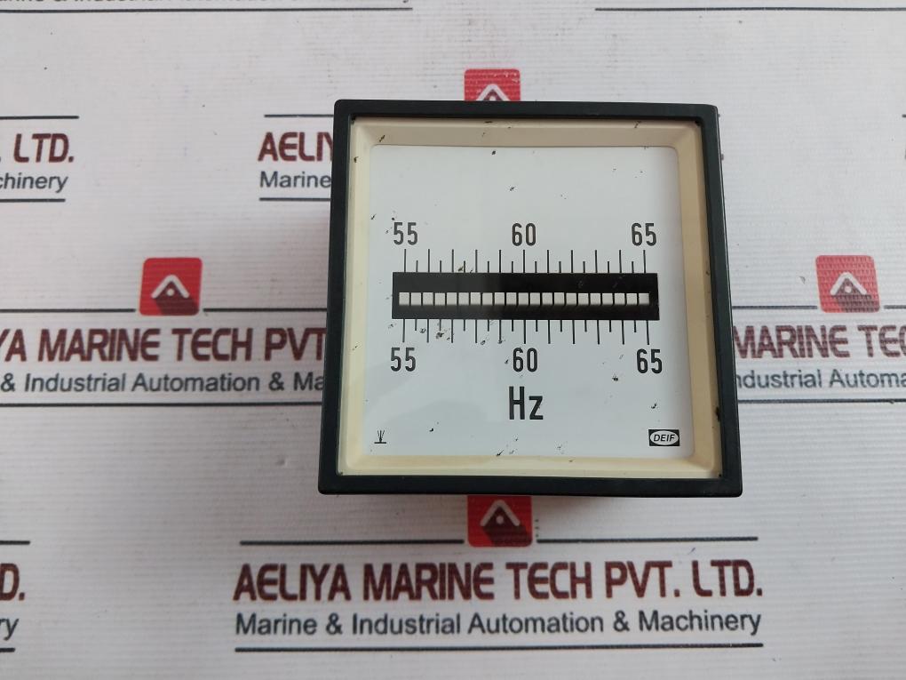 Deif Ftq94 Frequency Counter Meter 440V 55-65 Hz