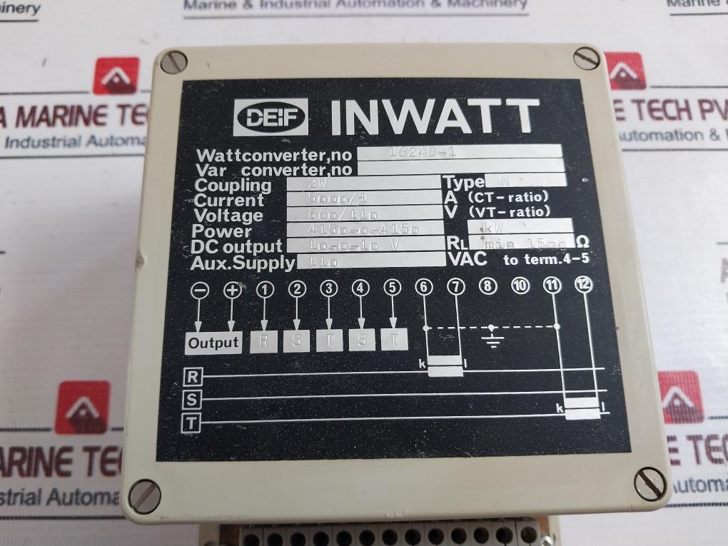 Deif Inwatt N Type 2W Coupling Watt Converter Number 16248-1