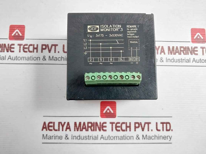 Deif Isolation Monitor 0 To 10∞ M Ohm 3X175-3X530Vac