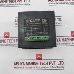 Deif 0-10∞ MΩ Analog Panel Meter Isolation Monitor 3 250KΩ