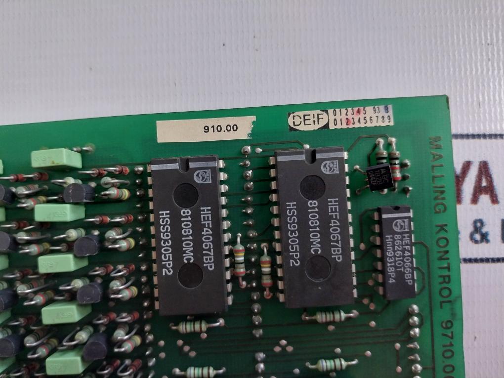 Deif/Malling Kontrol 9710.00A Pcb Card