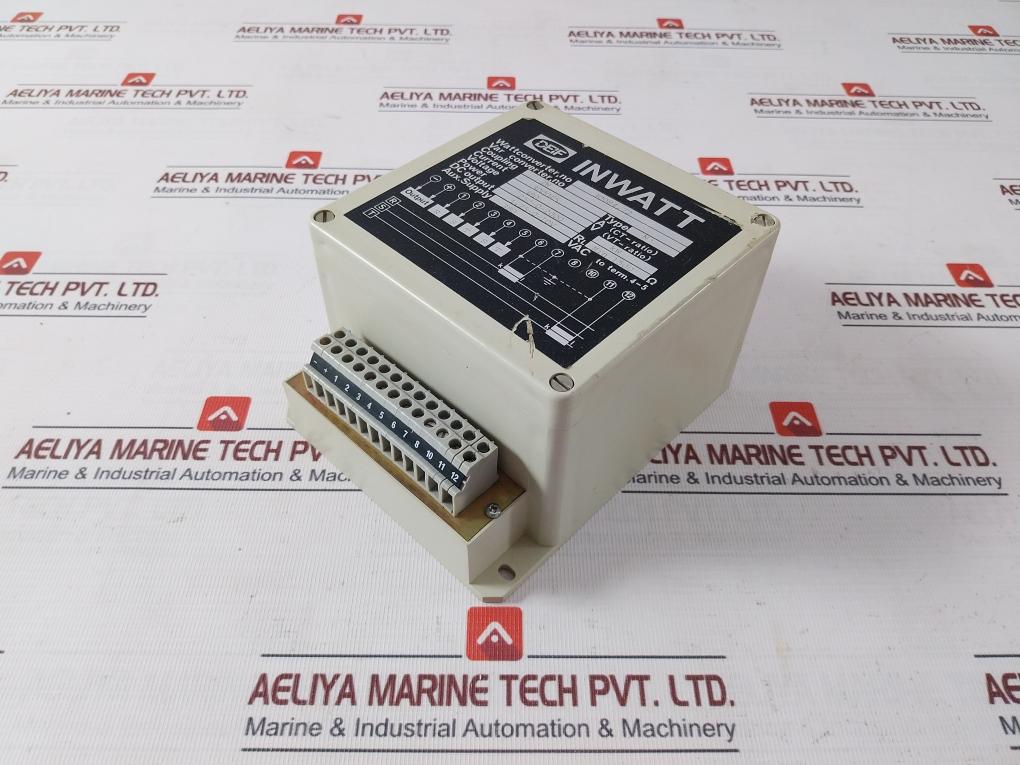 Deif N Inwatt Var Converter 250-0-2000 Kw 1.25-0-10V 380 Vac 913714 Pn-8