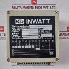 Deif N Inwatt Var Converter 30084.84-25 2Var 3000/5 A 380 V 0-1000 Kvar 1500 Ω