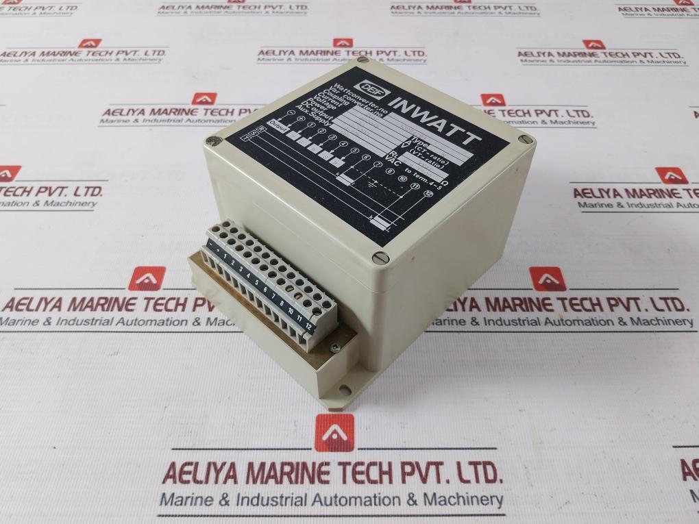 Deif N Inwatt Var Converter 30084.84-25 2Var 3000/5 A 380 V 0-1000 Kvar 1500 Ω