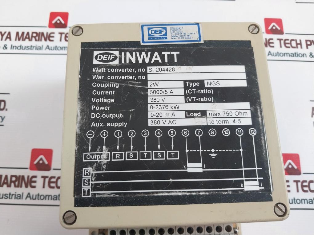 Deif Ngs Inwatt Converter 5000/5A