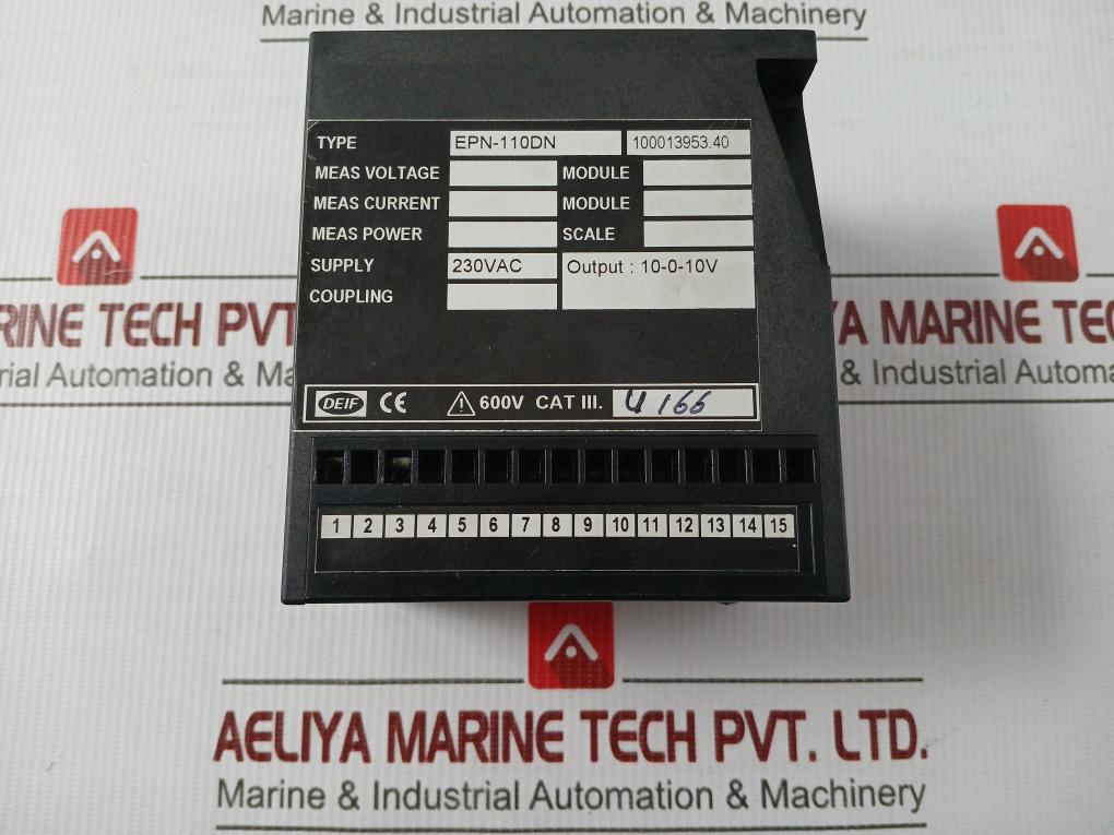 Deif Potentiometer Controller Relay 230Vac Epn-110Dn