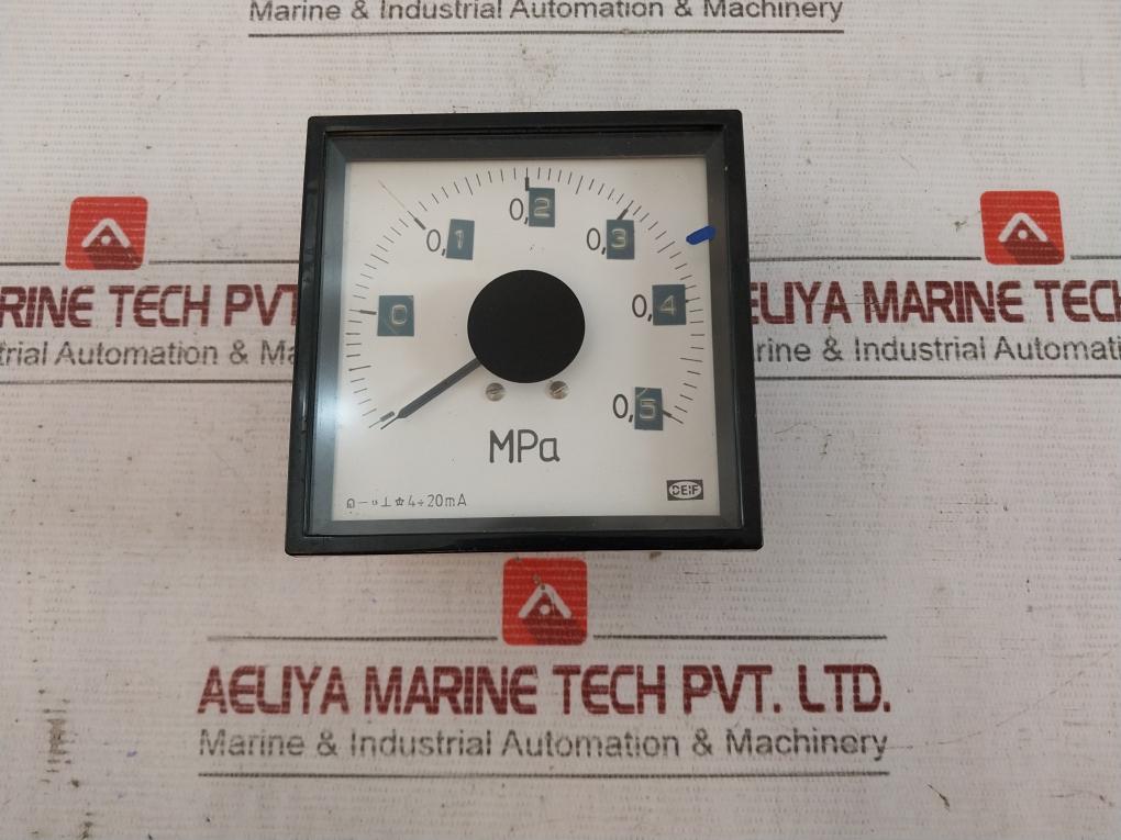 Deif Pressure Measurement Panel Meter -0.5 To 0.5 Mpa 4-20Ma 25982-136