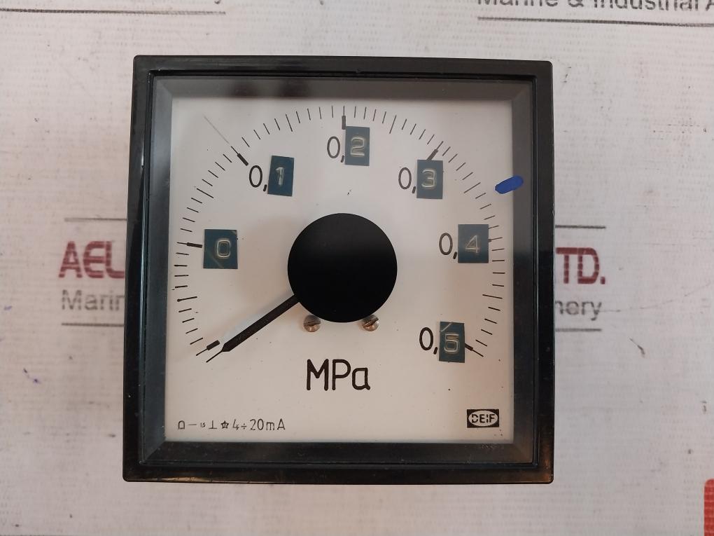 Deif Pressure Measurement Panel Meter -0.5 To 0.5 Mpa 4-20Ma 25982-136