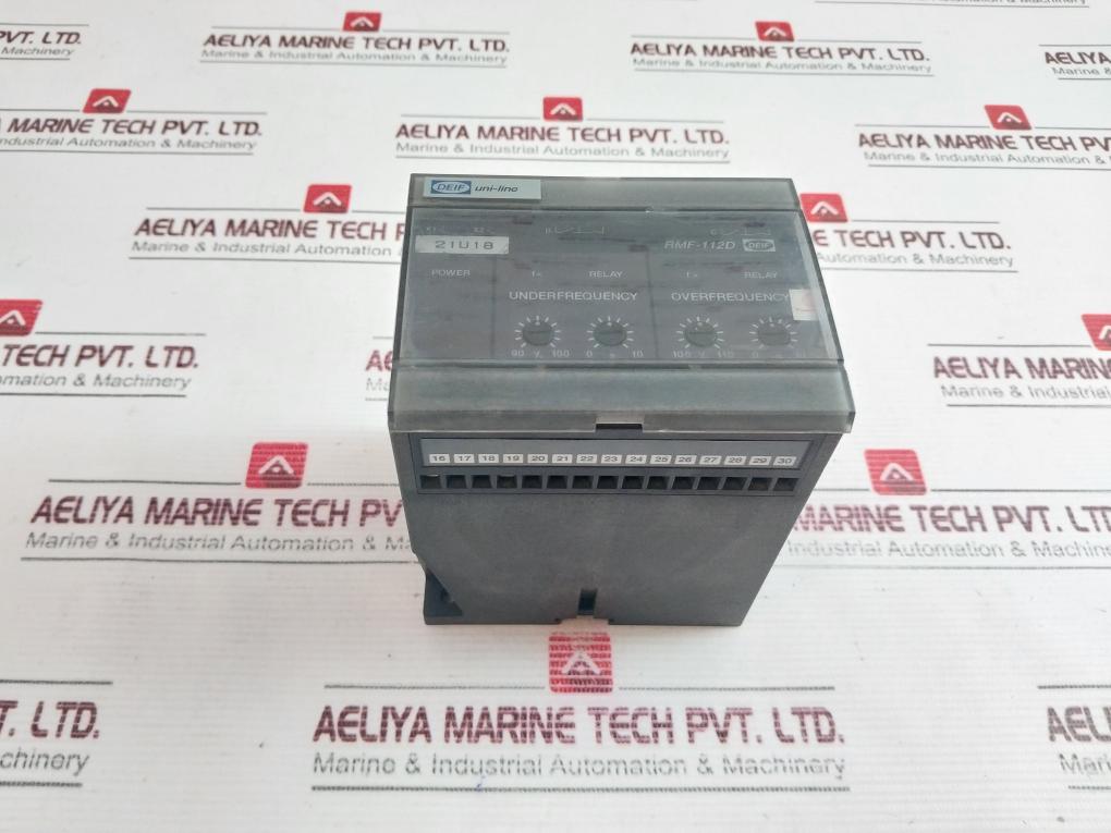 Deif Rmf-112D Uni-line Frequency Relay 440Vac 60Hz