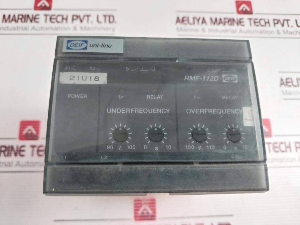 Deif Rmf-112D Uni-line Frequency Relay 440Vac 60Hz