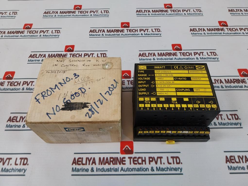 Deif Tap-210Dg/3 Inwatt Transducer 440V Ac
