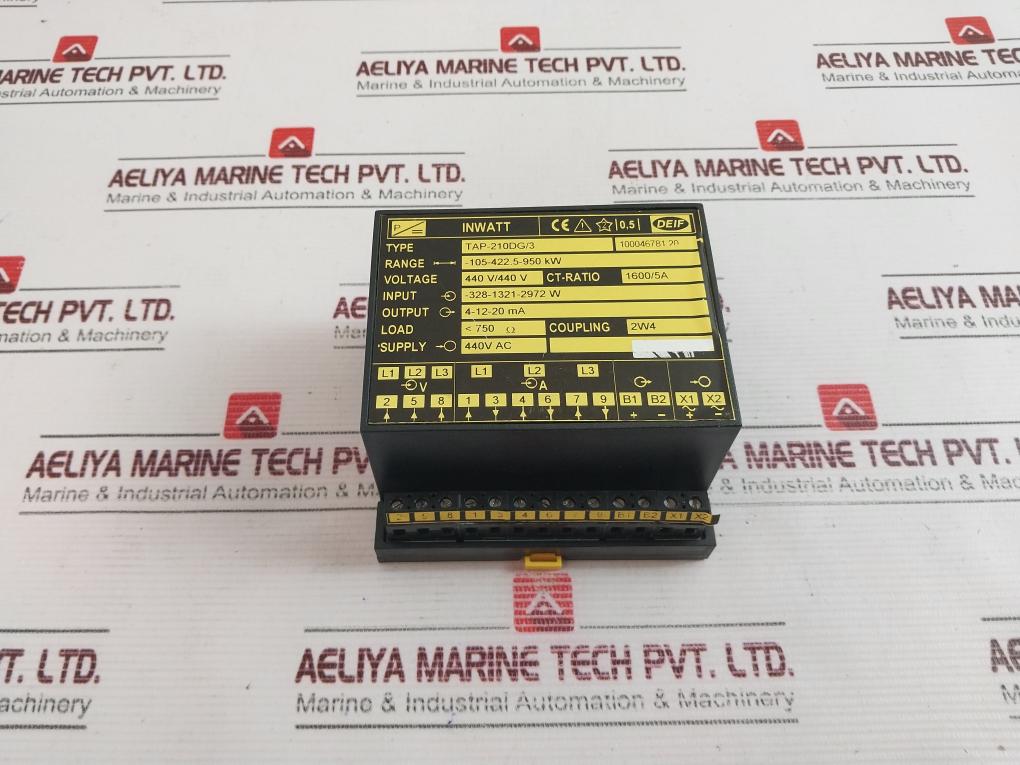 Deif Tap-210Dg/3 Inwatt Transducer 440Vac