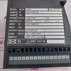 Deif Tax-312Dg Power Transducer 220-440Vac