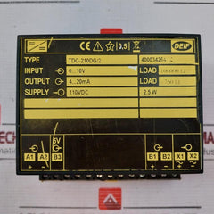 Deif Tdg-210Dg/2 Insulation Amplifier 110V Dc