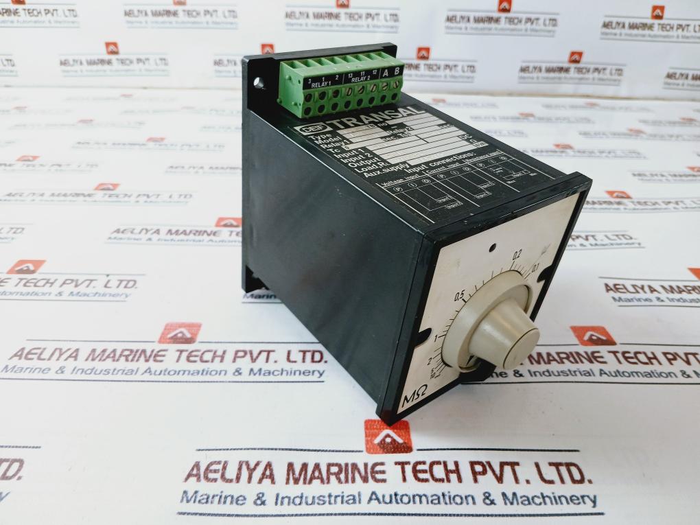 Deif Transal Dcv-2 Tb 10H Protection Relay Controller 110Vac 6Va