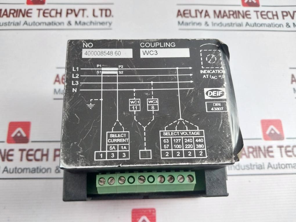 Deif Wc3 Power Factor Meter