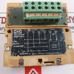 Deif 0-10 ? M? Insolation Monitor 250 K? Analog Panel Meter