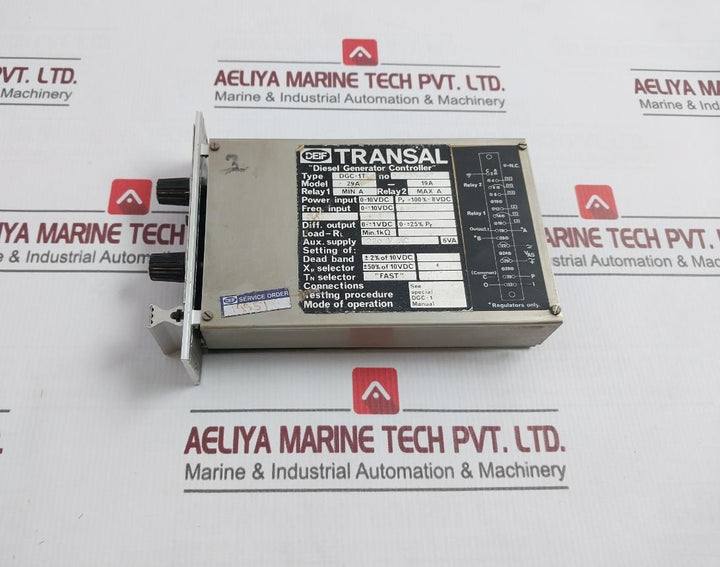 Deif Dgc-1T R Diesel Generator Controller 29A-19A 220 Vac 6Va