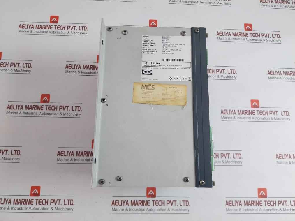 Deif Marine Generator Control Unit Type-delomatic 4 50/60Hz Dgu 0003