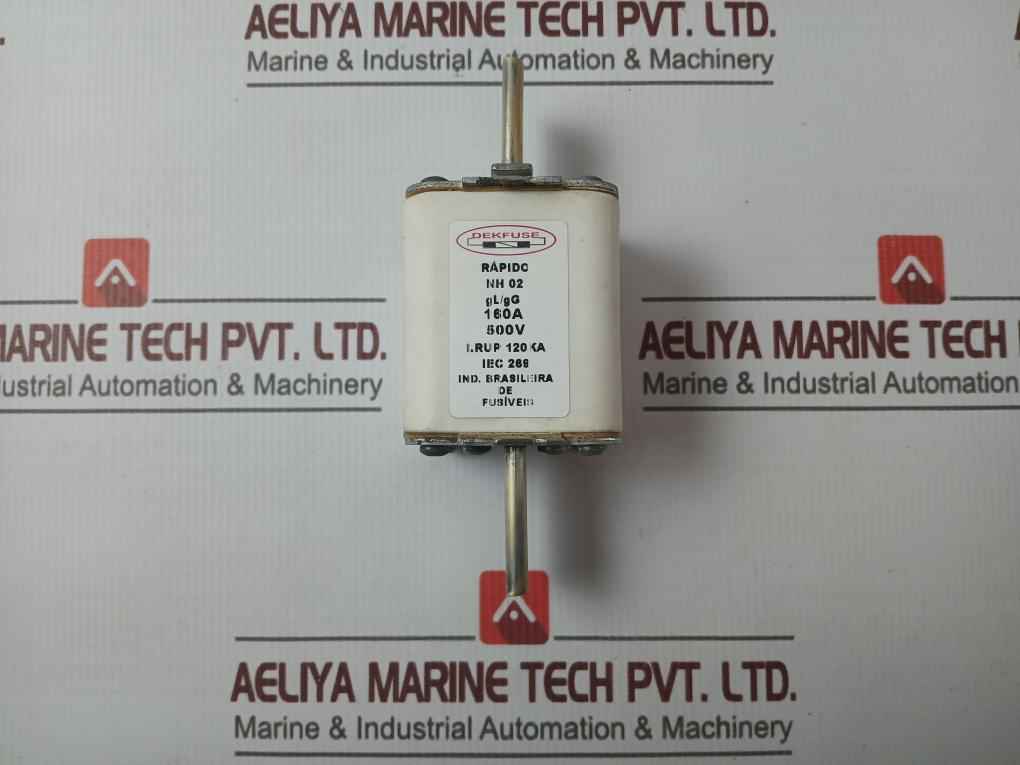 Dekfuse Nh 02 Hrc Fuse Gl/Gg 160A 500V 120Ka