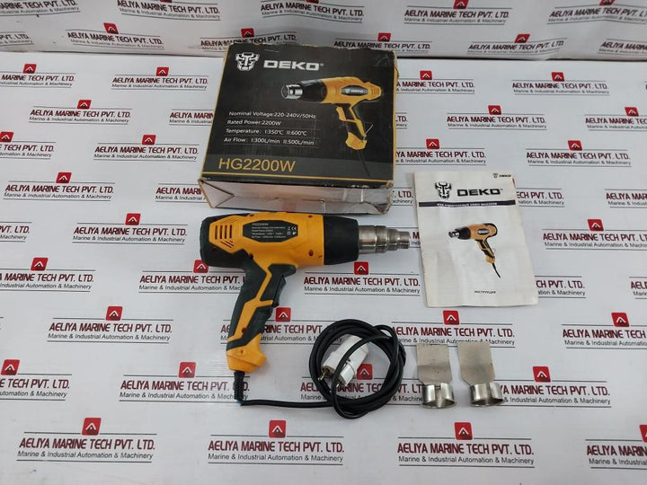 Deko Hg 2200W Construction Hair Dryer 220-240V 50Hz 063-4200
