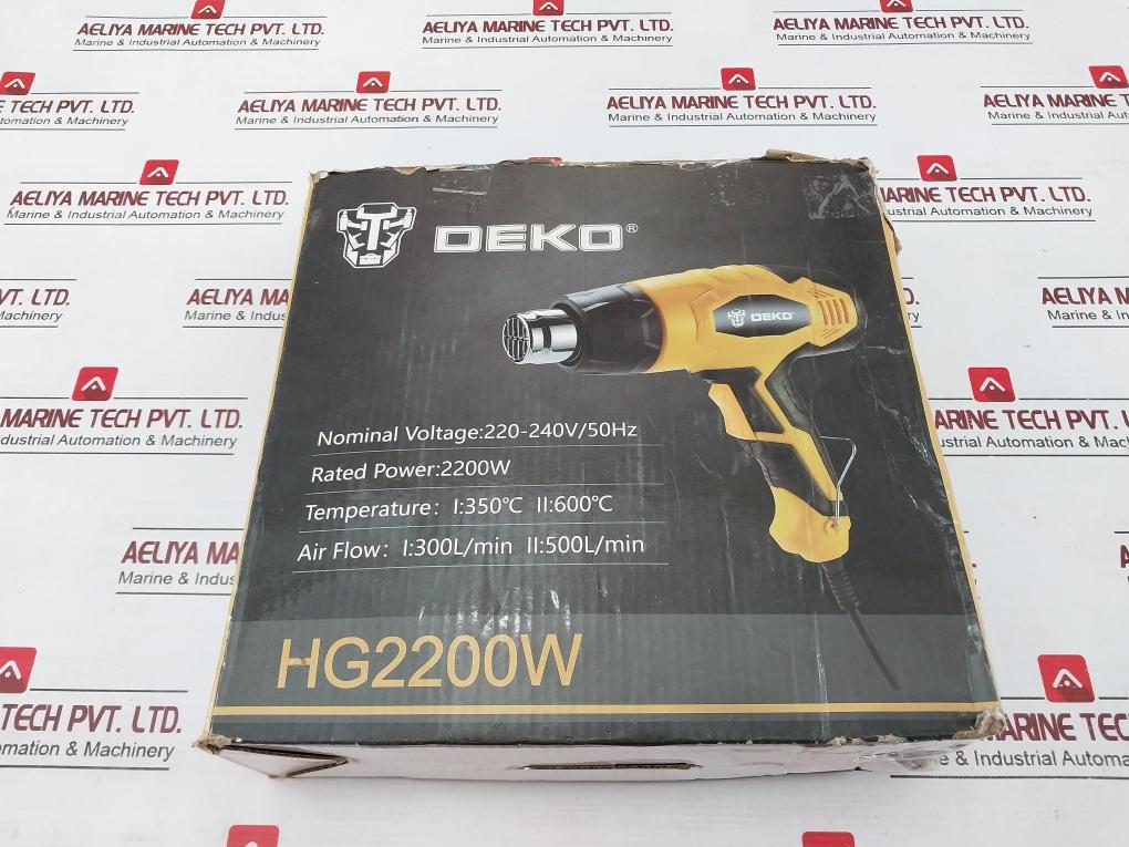 Deko Hg 2200W Construction Hair Dryer 220-240V 50Hz 063-4200