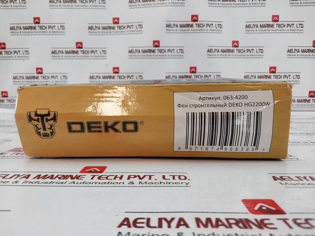 Deko Hg 2200W Construction Hair Dryer 220-240V 50Hz 063-4200