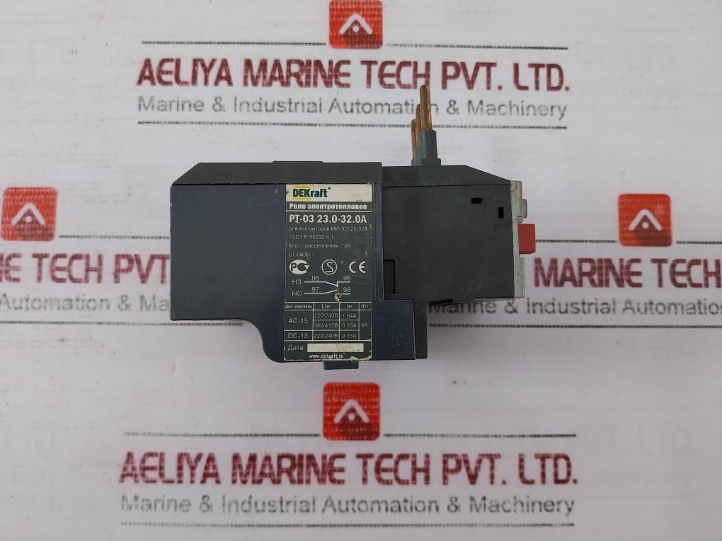Dekraft Pt-03 Thermal Relay 220/240B Ie: 1.64A