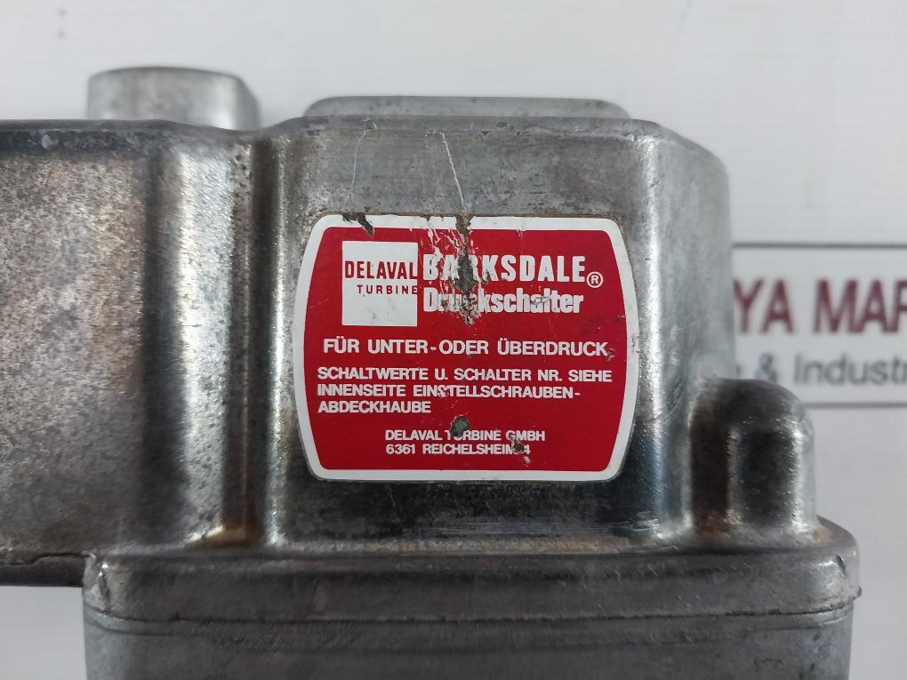 Delaval Turbine D1T-b80-lv Pressure Switch 0.04-5.5 Bar 0.1 Mpa 100 Kpa