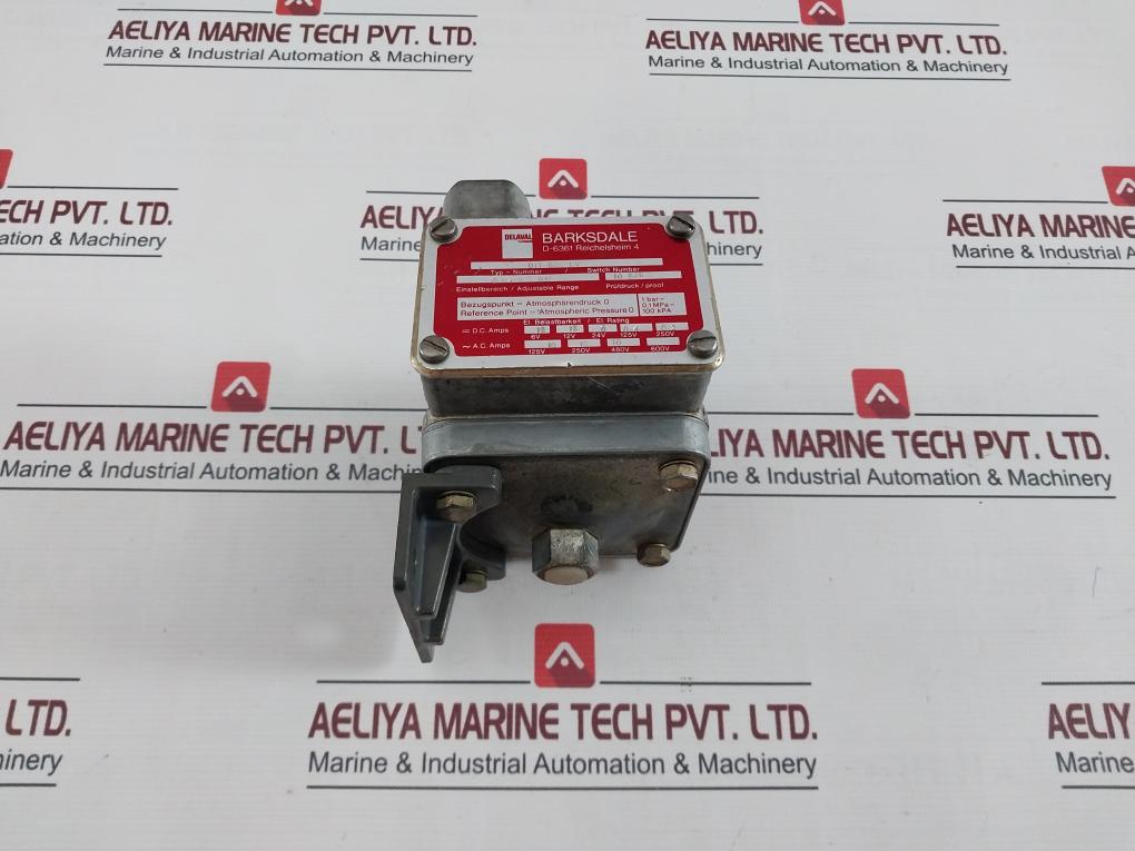 Delaval Turbine D1T-b80-lv Pressure Switch 0.04-5.5 Bar 0.1 Mpa 100 Kpa