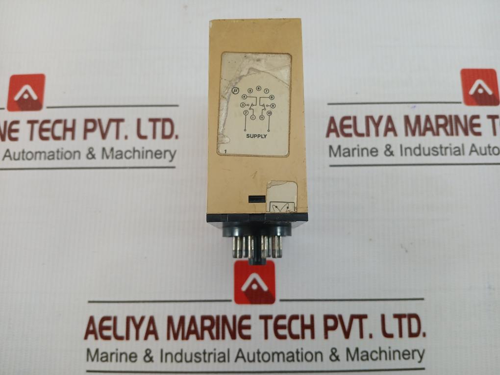 Delay-on-operate Timer Relay 30-600 Sec Electromatic Sa 205 220