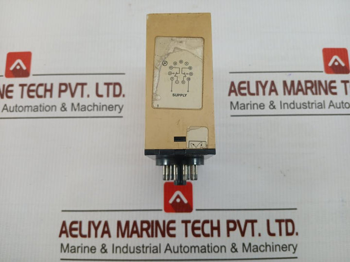 Delay-on-operate Timer Relay 30-600 Sec Electromatic Sa 205 220