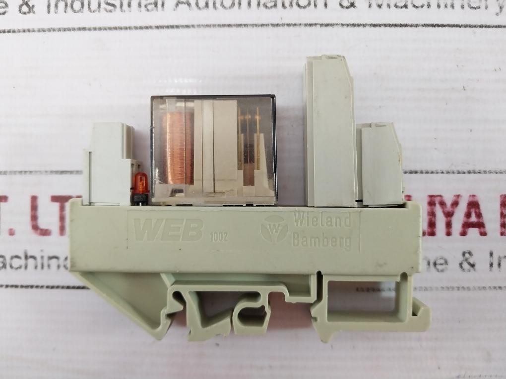 Delcon Rop 24Cs Solid State Relay With Wieland Bamberg Web 1002 Base