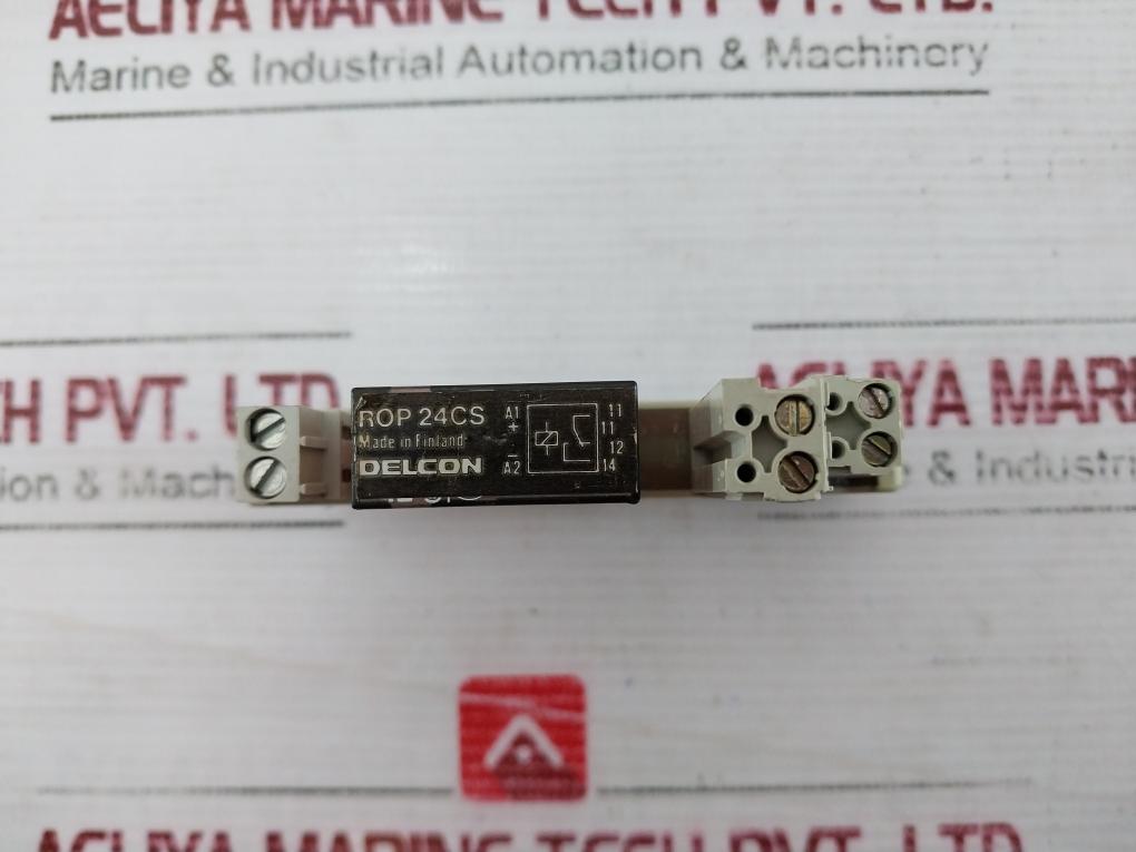 Delcon Rop 24Cs Solid State Relay With Wieland Bamberg Web 1002 Base