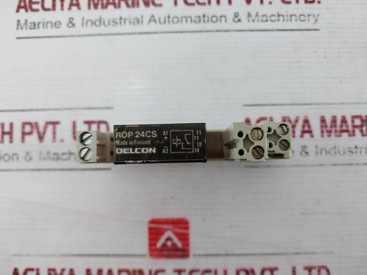 Delcon Rop 24Cs Solid State Relay With Wieland Bamberg Web 1002 Base