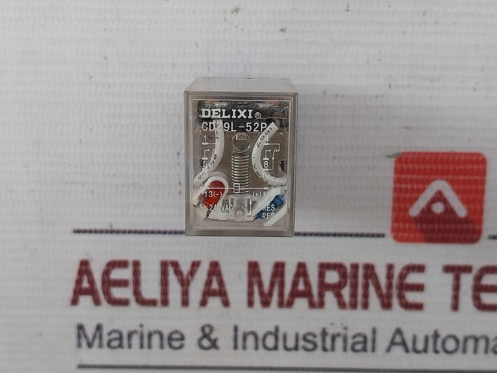 Delixi Cdz9L-52P Electromagnetic Relay 5A 28Vdc