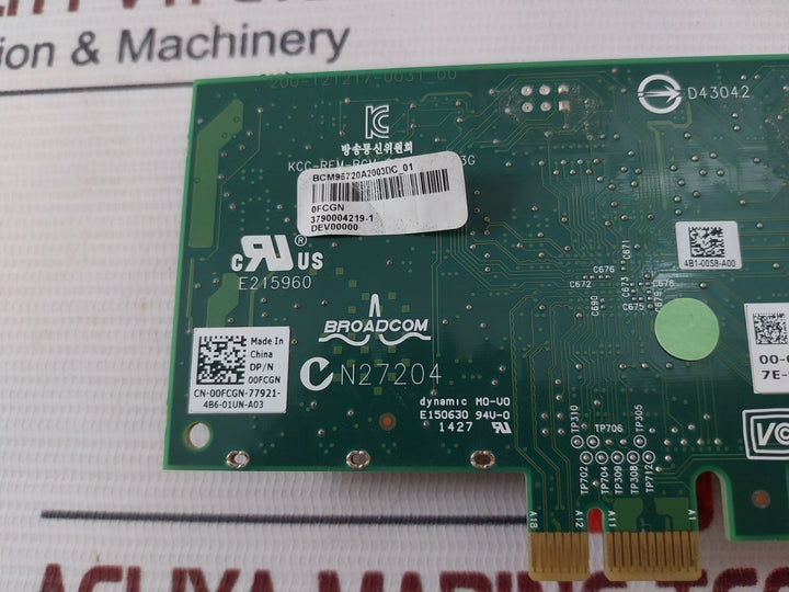 Dell 00Fcgn Full Height Dual Port Nic Card 94V